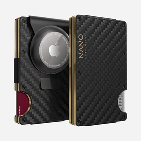 007 Airtag Money Clip Wallet (Stealth Black/Spectre Gold) Big Sale Today