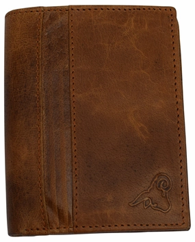 Rfid Blocking Genuine Leather Badge Holder Bifold Wallet Usa Series Trending Today Steal