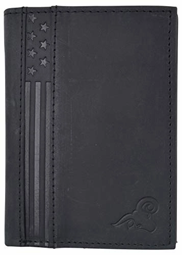 Rfid Blocking Bifold Usa Wallet For Men Leather Extra Capacity Mens Bifold Wallet W/ Vertical Design Dont Miss These Savings Price Drop Alert