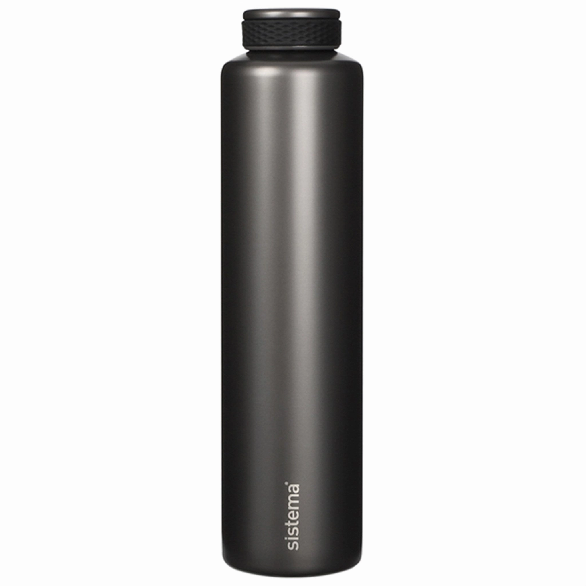 Sistema Stainless Steel Water Bottle 600 Ml Dark Grey Today Only Offer