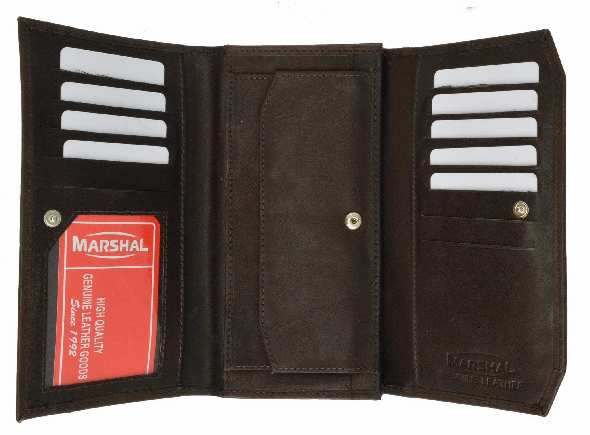 Clearance Savings Now Biggest Savings Now Womens Checkbook Wallet With Id Window And Snap Button Closure 3547 Cf (C)