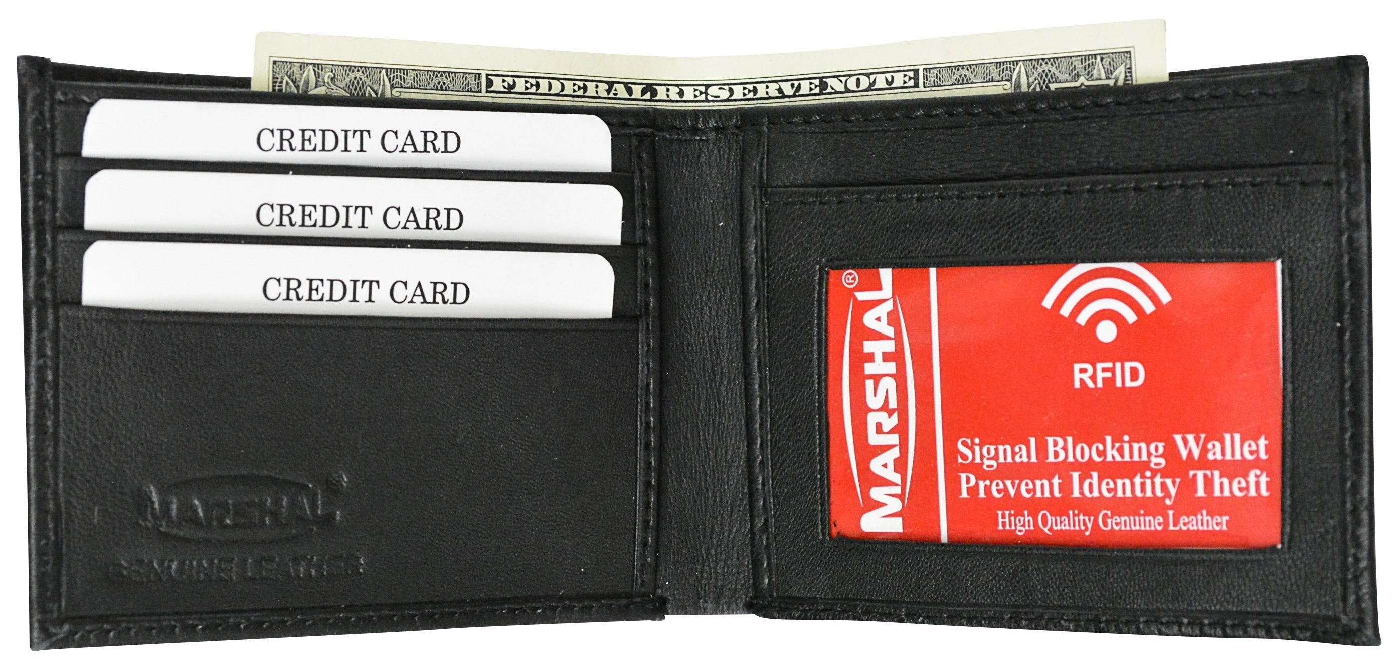 MustHave Gift Ideas Price Slash Today Brand New Leather Slim Wallet For Men Bifold Wallet With Id Window Rfid Blocking