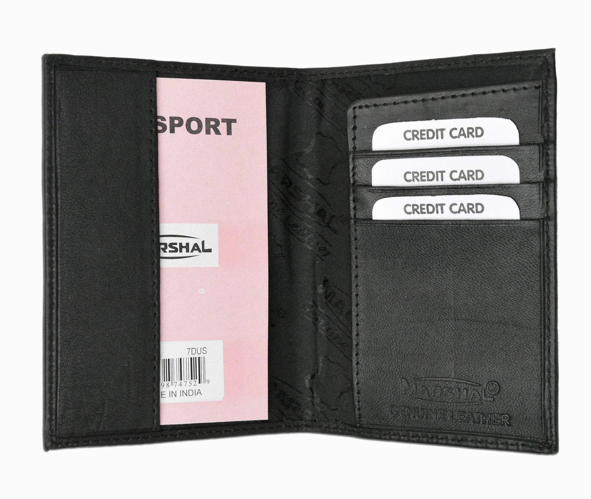 Hot Sale Today Save Big Online Premium Leather United States Passport Holder Card Holder Golden Print Emblem P 601 Usa (C)