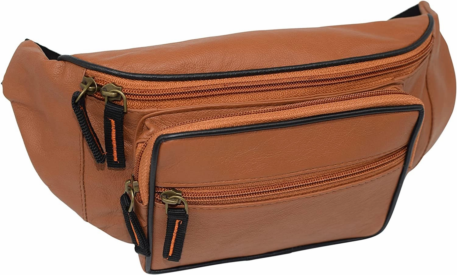 Cowhide Leather Fanny Pack Waist Bag Multifunction Hip Bum Bag Travel Pouch Special Deal Frenzy