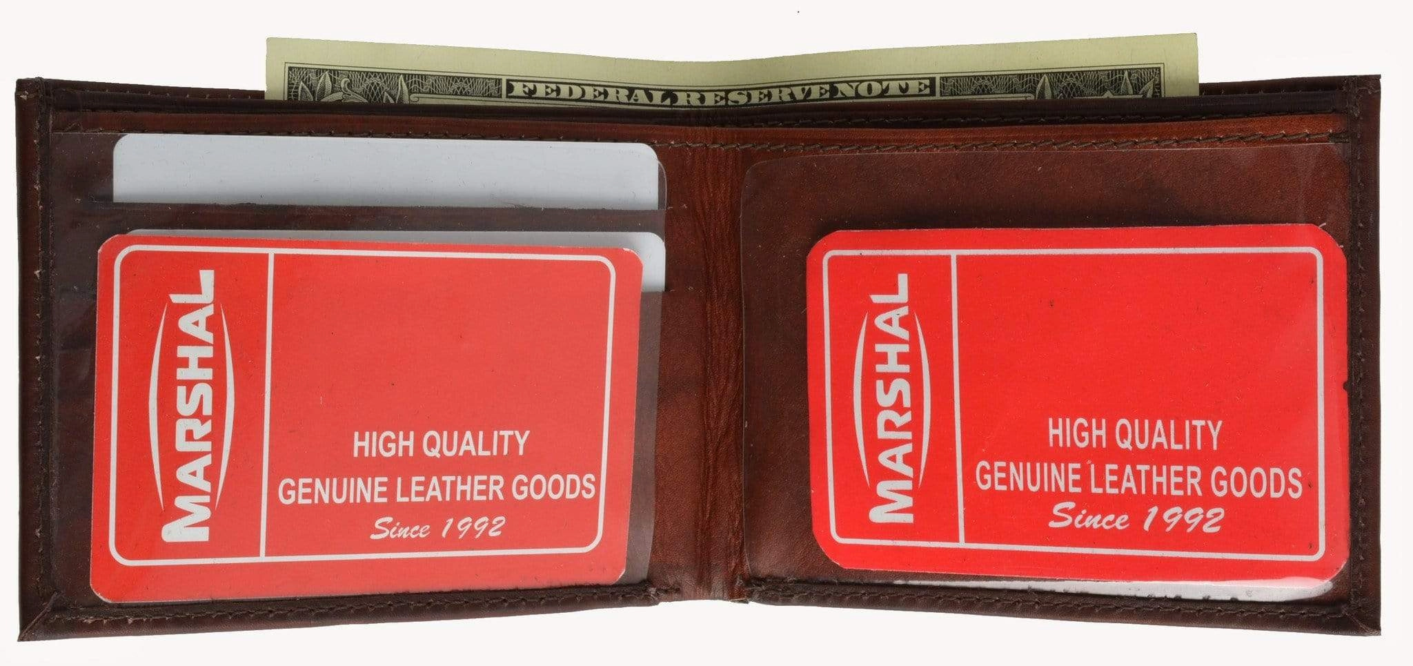 Hot Sale Today Limited Offer Alert Cowhide Leather Slim Bifold Wallet With Id Window And Credit Card Sleeves 1310 Cf
