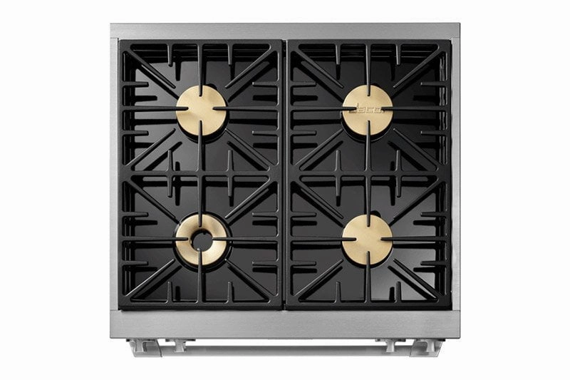 Dacor HGPR30SNGH 30" Gas Pro Range, Silver Stainless Steel, Natural Gas/High Altitude