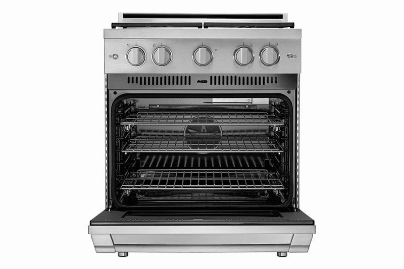 Dacor HGPR30SNGH 30" Gas Pro Range, Silver Stainless Steel, Natural Gas/High Altitude