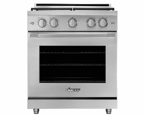 Dacor HGPR30SNGH 30" Gas Pro Range, Silver Stainless Steel, Natural Gas/High Altitude