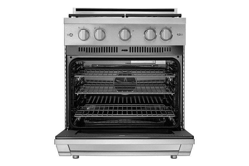 Dacor HGR30PSLP 30" Gas Range, Silver Stainless Steel, Liquid Propane