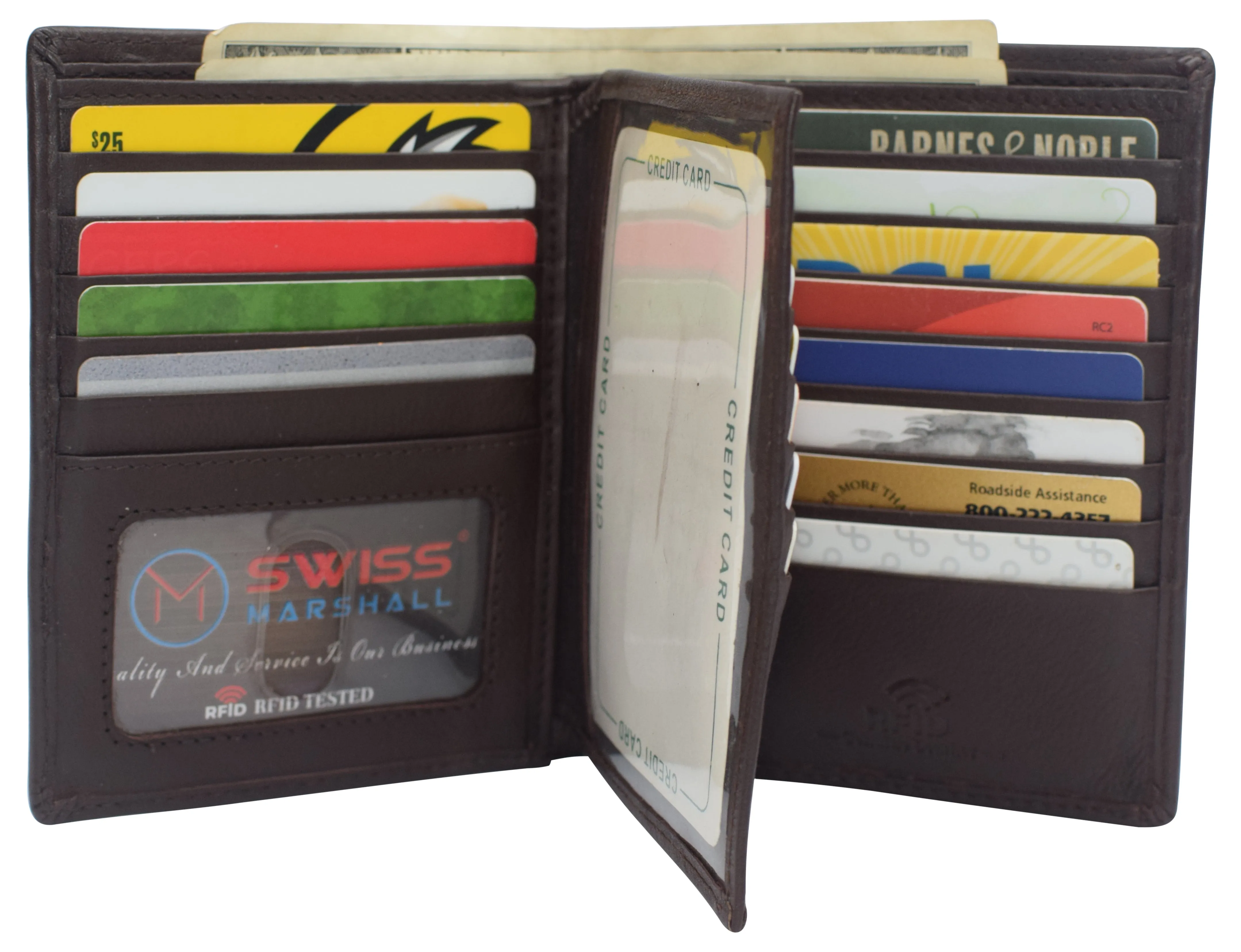 Napa Leather Hipster Bifold Wallet For Men With Id Window And Rfid Blocking Best Deal Alert Grab the Deal Now