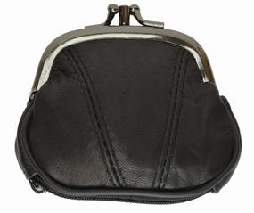 Big Savings Alert Coin Purse Double Frame With Zipper Pocket By Marshal
