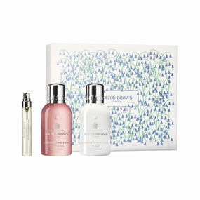 Today Only Hot Pick Delicious Rhubarb & Rose Travel Collection Gift Set (Limited Edition)