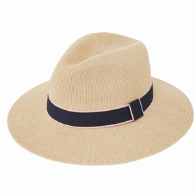 Dont Miss Todays Deal Special Price Today Schoffel Porth Ladies Hat - Navy/Pink Stripe