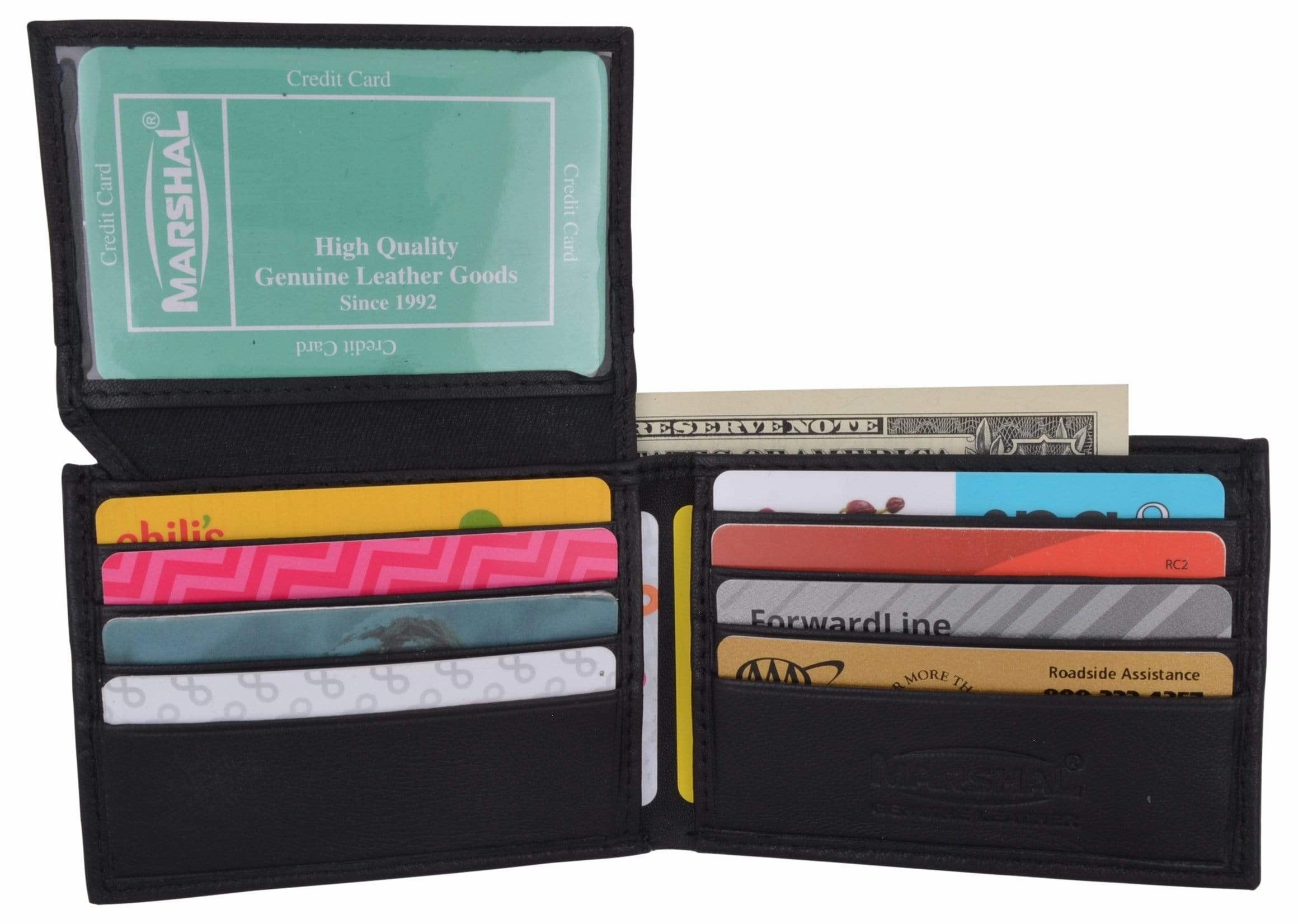 Men'S Slim Bifold Soft Leather Credit Card Id Holder Wallet Special Price Offer Todays Special Picks