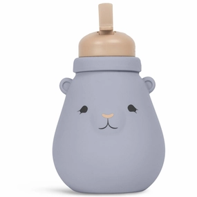Konges Sljd Silicone Drinking Bottle Teddy Quicksilver Today Only Offer