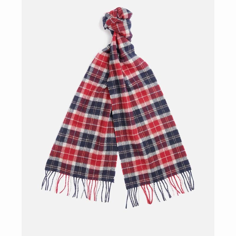 Shop the Savings Exclusive Savings Event Barbour Tartan Lambswool Scarf - Cranberry Tartan