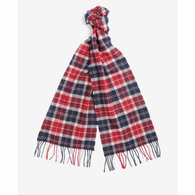 Shop the Savings Exclusive Savings Event Barbour Tartan Lambswool Scarf - Cranberry Tartan