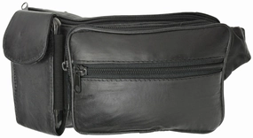 Genuine Leather Fanny Pack With Cell Phone Pocket By Marshal Hot Picks Today