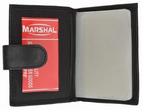 Lambskin Leather Snap Closure Mens Wallet Card Case 570 (C) Dont Miss Todays Deal