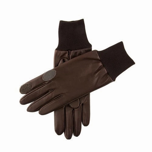 Limited Offer Alert Dents Royale Shooting Gloves - Brown
