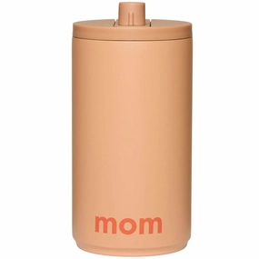 Design Letters Travel Thermo Cup Mom Beige Online Deal Frenzy
