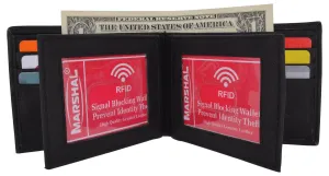 Rfid Blocking Bifold Leather Mens Multi Credit Card Id Holder Wallet Hot Pick of the Day