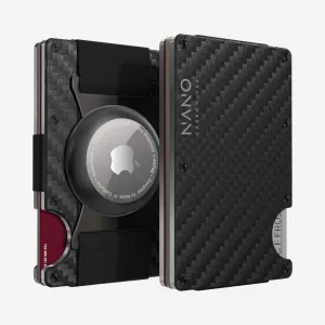 006 Airtag Cash Strap Wallet (Stealth Black/Ghost Silver) Special Savings Today