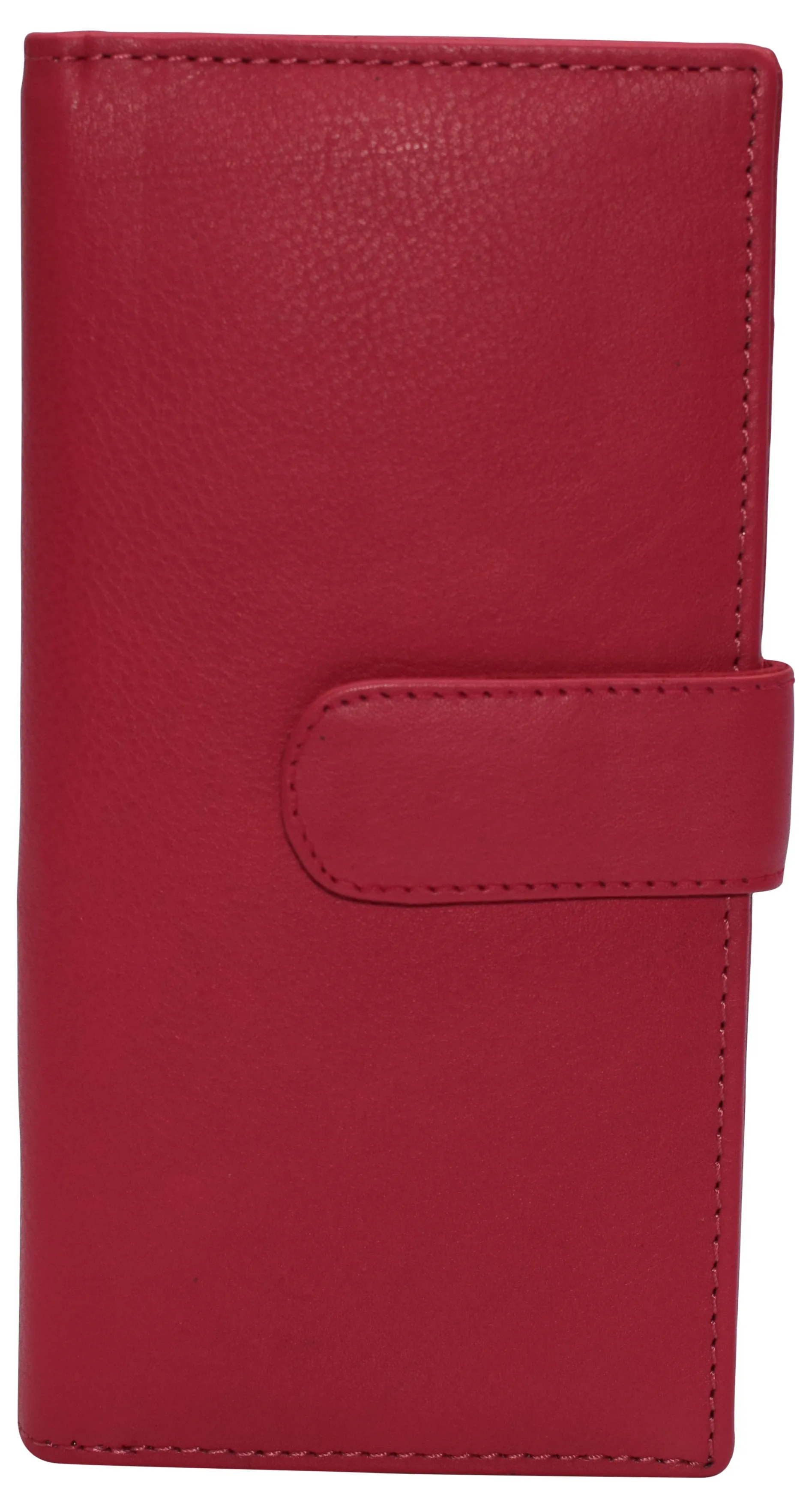 Real Leather Checkbook Cover Rfid Wallets For Women Duplicate Check With Snap Closure Limited Time Offer