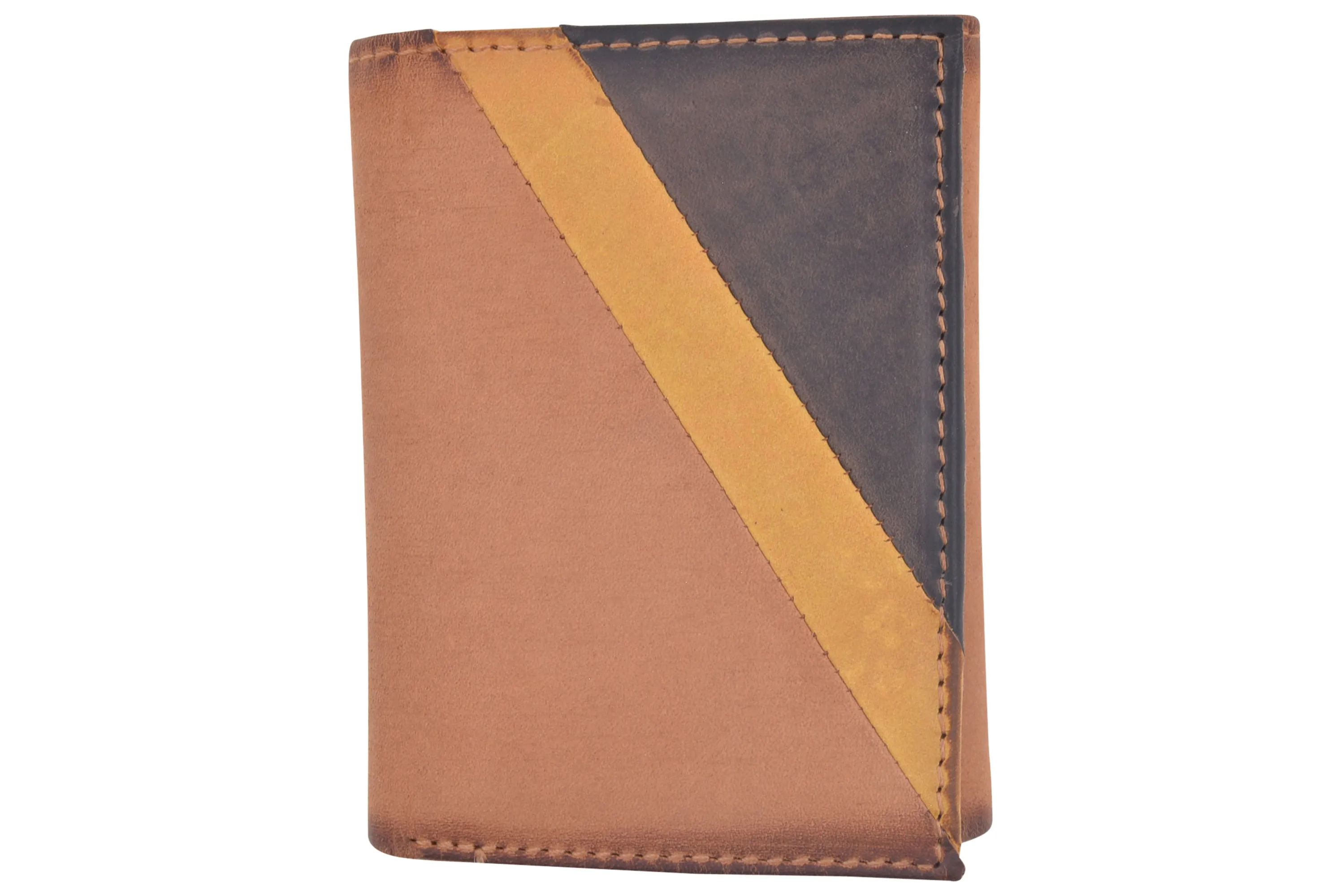 Best Deal Today Weekend Specials Cazoro Real Leather Wallets For Men Rfid Blocking Slim Trifold Wallet With Card Slots & Id Window