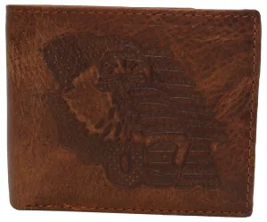 Rfid Blocking Real Leather Slim Bifold Wallet Center Id Flap Window Engraved Logos Front Pocket Wallet For Men Special Deal Frenzy Flash Discount Today