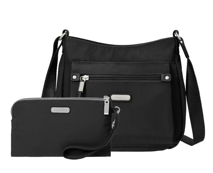 Save Today Only Dont Wait Save Today Baggallini Uptown Bagg With Rfid Phone Wristlet