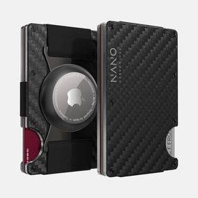 006 Airtag Cash Strap Wallet (Stealth Black/Ghost Silver) Special Savings Today