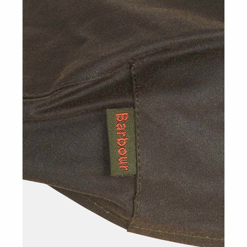 Barbour Cheviot Wax Mens Flat Cap - Olive Hot Clearance Now