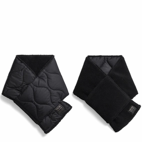 Taion Military Reversible Down Scarf Black / Black Shop Now Save