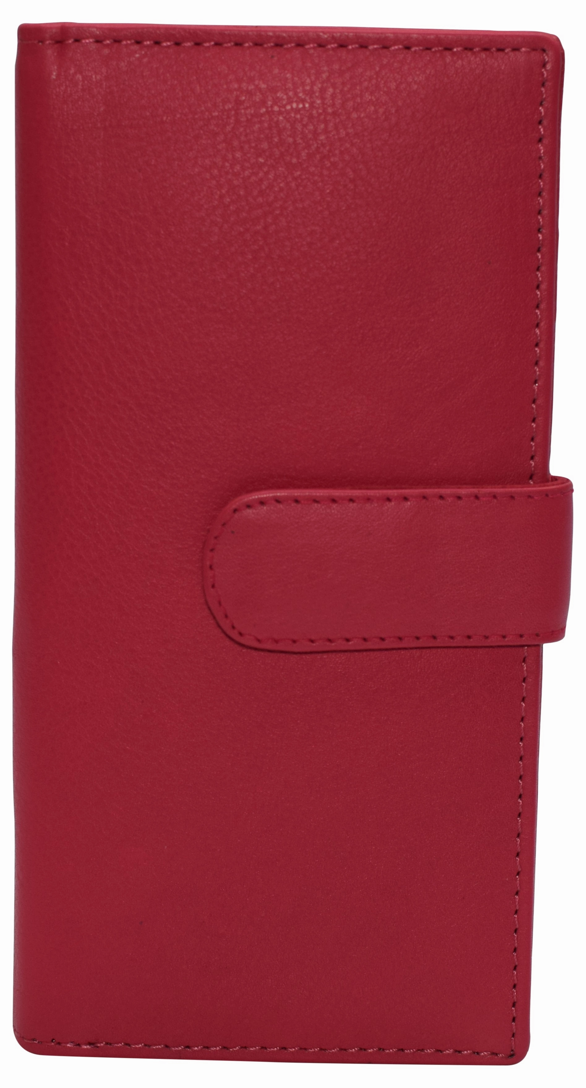 Real Leather Checkbook Cover Rfid Wallets For Women Duplicate Check With Snap Closure Limited Time Offer