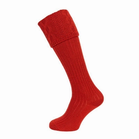 Best Deal Today Big Sale Today William Powell Glenmore Ladies Shooting Socks - Chestnut