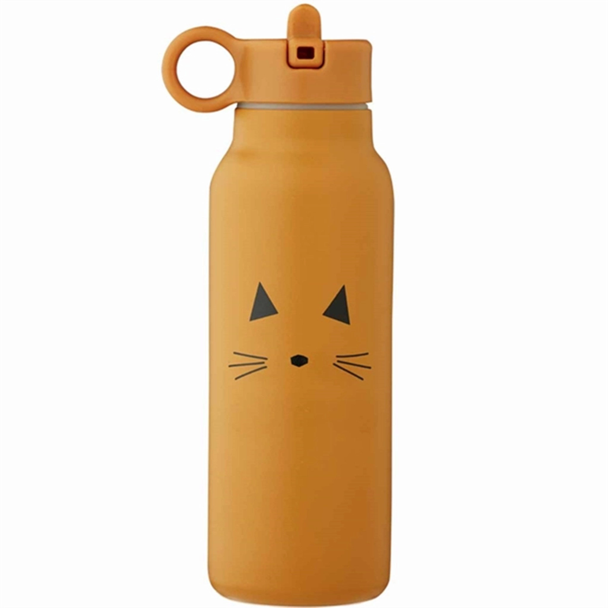 Grab It Fast Liewood Falk Water Bottle 350 Ml Cat Mustard