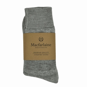 Macfarlaine All Terry Fleck Sock Silver Big Savings Alert