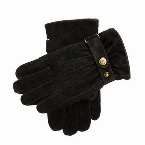Shop the Best Deals Hot Item Clearance Dents Mens Lined Suede Gloves - Black