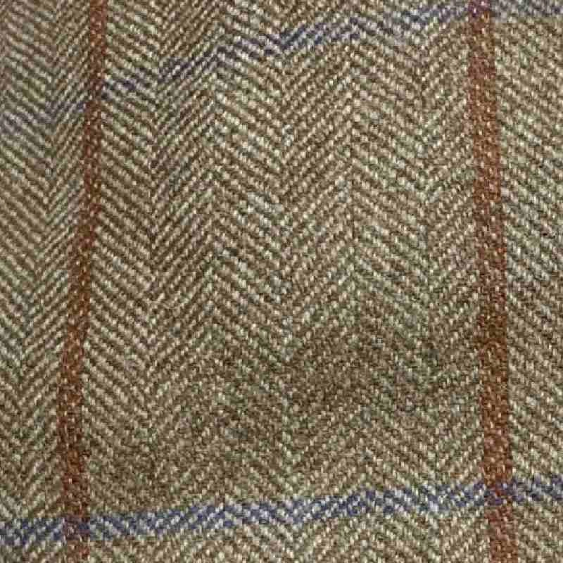 Laksen Bleasdale Mens Tweed Flat Cap - Bannock Tweed Special Surprise Sale