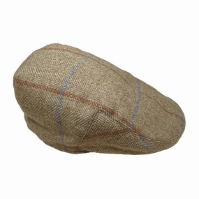 Special Surprise Sale Laksen Bleasdale Mens Tweed Flat Cap - Bannock Tweed
