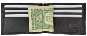 Genuine Lambskin Soft Leather Money Clip With Credit Card Holder 62 (C) Clearance Event Alert Big Savings Today