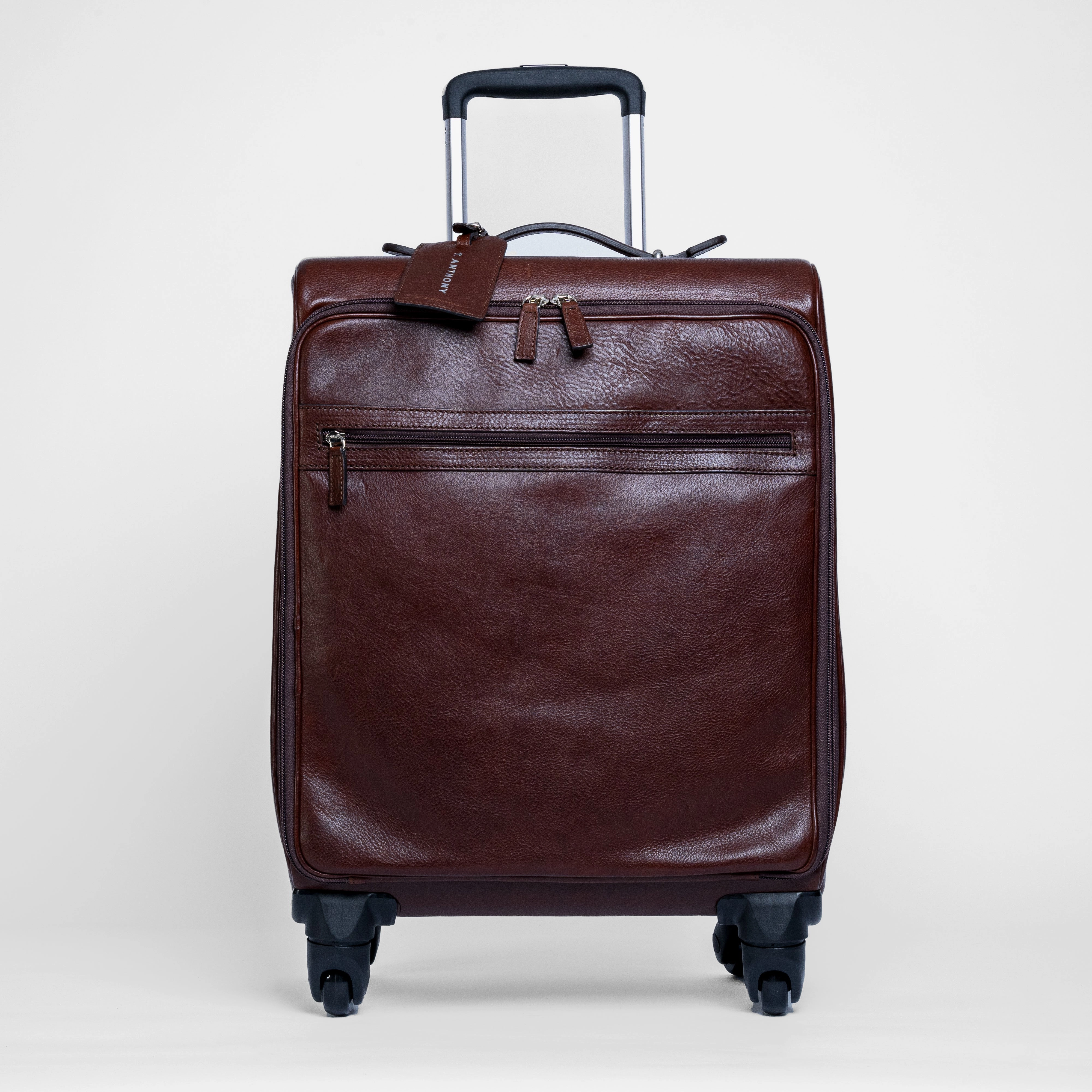 Exclusive Deal Inside Dressage Leather 4 Wheel International Carry On