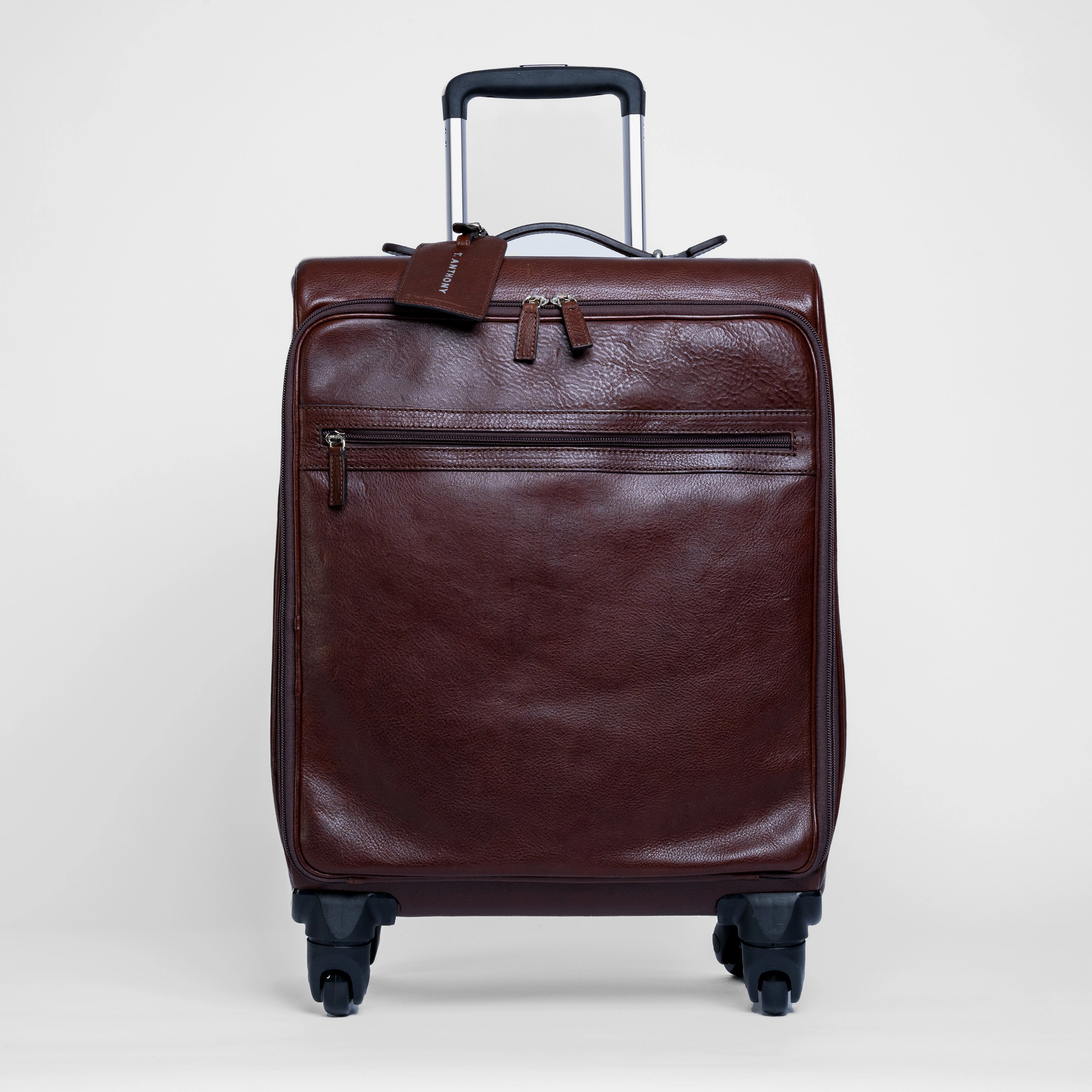 Exclusive Deal Inside Dressage Leather 4 Wheel International Carry On