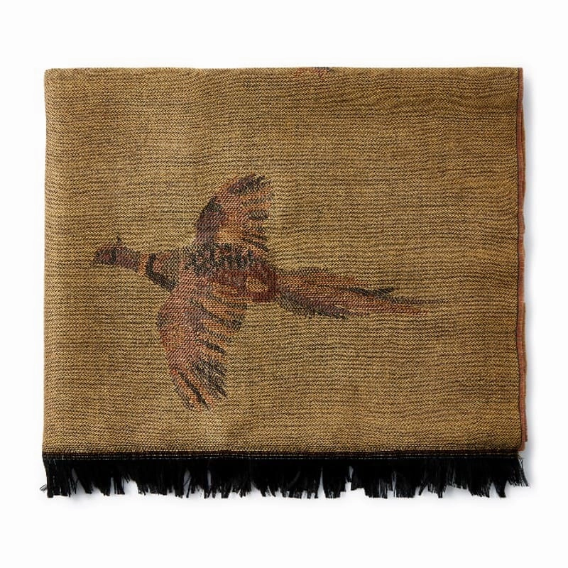 Dubarry Birchdale Ladies Pheasant Wool Scarf - Harvest Gold Today Only Hot Sale
