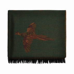Dubarry Birchdale Ladies Pheasant Wool Scarf - Ivy Dont Miss Todays Deal