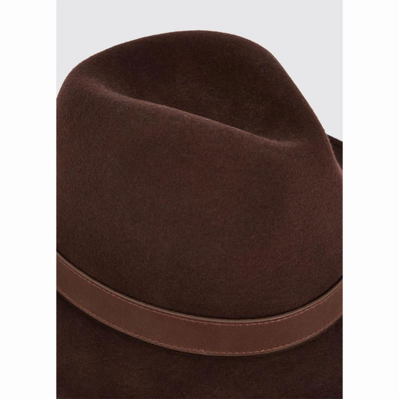Exclusive Online Deal Dont Miss Todays Deal Dubarry Gallagher Ladies Felt Fedora Hat - Bourbon