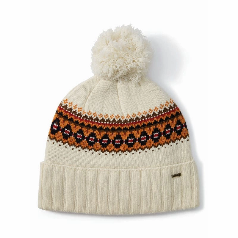 Shop Today Save Dubarry Kilcormac Fair Isle Ladies Bobble Hat - Chalk