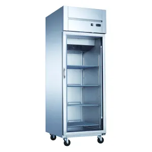 Dukers - D28AR-GS1, 27" Single Glass Door Reach-In Refrigerator 17.7 cu.ft.