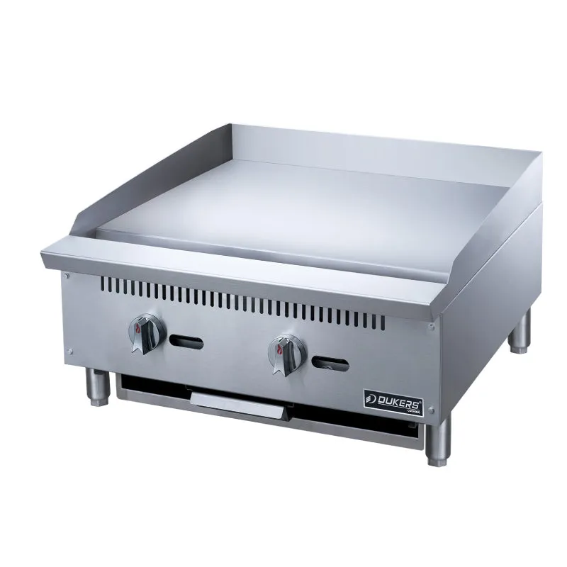 Dukers?- DCGMA24?Commercial 24" Griddle with 2 Burners